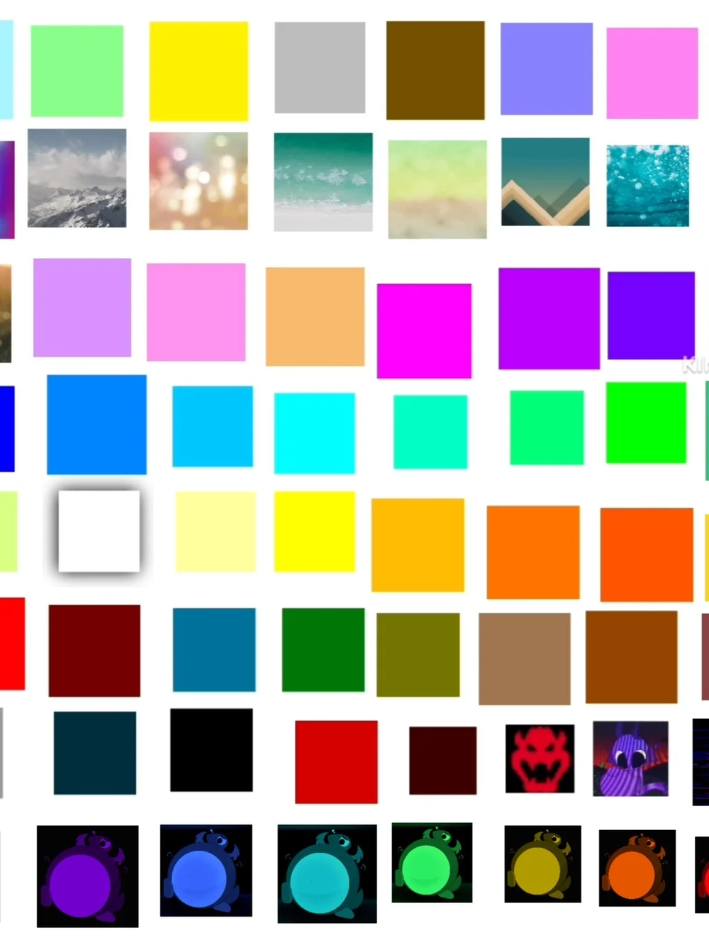 N/A bright multicolor